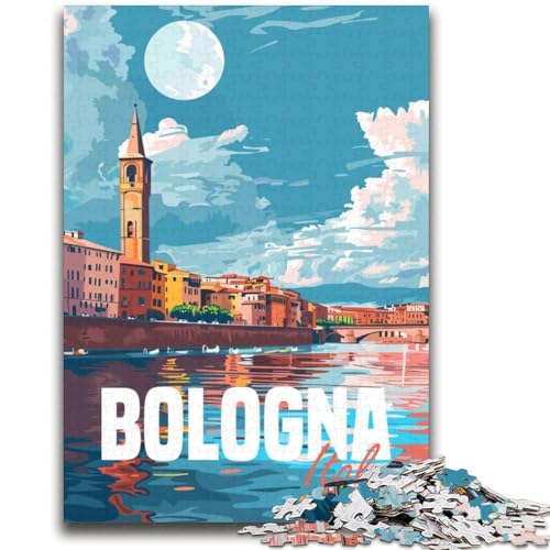 Bologna, Italien, Puzzle 2000 Teile für Erwachsene, Spielzeug, Lernspiele, Stressabbau, Wichtelgeschenke für Kinder ab 14 Jahren, 2000 Teile (70x100cm) von NYANBFKEA