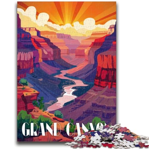 Canyon Sunrise Puzzle 1000 Teile für Erwachsene, Geschenke, anspruchsvolles und schwieriges Angebot als Geschenk für die ganze Familie, 1000 Teile (50x75cm) von NYANBFKEA