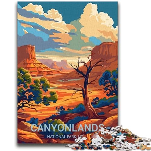 Canyonlands-Nationalpark-Puzzle, 2000 Teile, für Erwachsene und Jugendliche, Stressabbau, Urlaub zu Hause, Zeit totschlagen, Liebe zwischen Paaren stärken, 2000 Teile (70x100cm) von NYANBFKEA