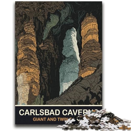 Carlsbad Caverns 2000-teiliges Puzzle für Erwachsene und Jugendliche, pädagogisches Spielzeug zum Stressabbau, ganze Familie, 2000 Teile (70x100cm) von NYANBFKEA