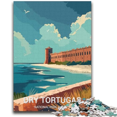 Dry-Tortugas-Nationalpark-Puzzle für Teenager, 2000 Teile, anspruchsvolles Spiel und Familienspiel mit passendem Poster und Quizblatt, 2000 Teile (70x100cm) von NYANBFKEA