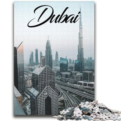 Dubai-Puzzle, 2000 Teile, für Teenager ab 14 Jahren, Denksportaufgaben, Familienspiele, Weihnachts- und Geburtstagsgeschenke, 2000 Teile (70x100cm) von NYANBFKEA