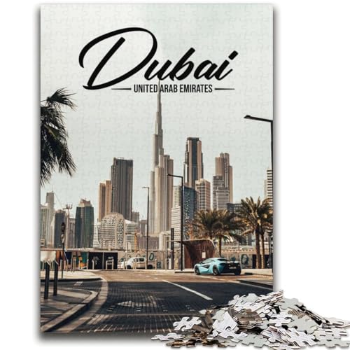 Dubai Puzzle für Erwachsene, 2000 Teile, anspruchsvolles Spiel und Lernspiel für die ganze Familie zum Geburtstag, Weihnachten, 2000 Teile (70x100cm) von NYANBFKEA