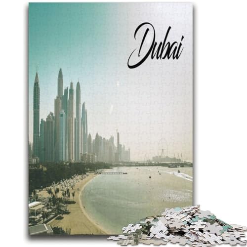Dubai Puzzles 2000 Teile für Erwachsene, ab 14 Jahren, Denksportaufgaben, Familienspiele, Weihnachts- und Geburtstagsgeschenke, 2000 Teile (70x100cm) von NYANBFKEA