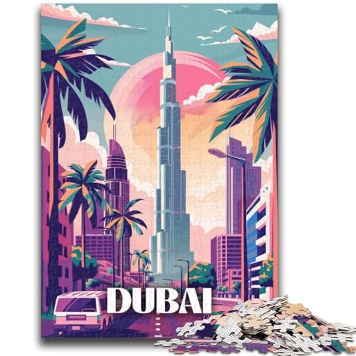 Dubail Skyline Vibes Puzzle 1000 Teile für Teenager-Geschenke, perfekt für Spieleabende, buntes Spielzeug als Geschenk für zu Hause, 1000 Teile (50x75cm) von NYANBFKEA