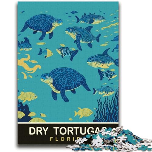 Florida Unterwasser-Puzzle 2000 Teile für Erwachsene und Jugendliche, Stressabbau, Urlaub zu Hause, Zeit totschlagen, Liebe zwischen Paaren stärken, 2000 Teile (70x100cm) von NYANBFKEA