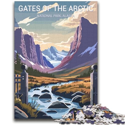 Gates of The Arctic Puzzles für Erwachsene, 2000 Teile, Spielzeug, Lernspiele, Stressabbau, Wichtelgeschenke für Kinder ab 14 Jahren, 2000 Teile (70x100cm) von NYANBFKEA