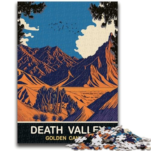 Golden Canyon 1000-teiliges Puzzle für Teenager, Geschenke, Familienspiel zum Stressabbau, schwierige Herausforderung, tolle Geschenke und Spielzeuge, 1000 Teile (26x38cm) von NYANBFKEA
