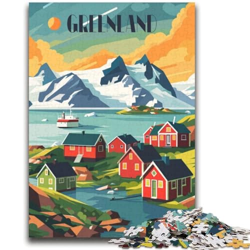 Greenland Village Puzzle 2000 Teile für Erwachsene, Spielzeug, Lernspiele, Stressabbau, Wichtelgeschenke für Kinder ab 14 Jahren, 2000 Teile (70x100cm) von NYANBFKEA