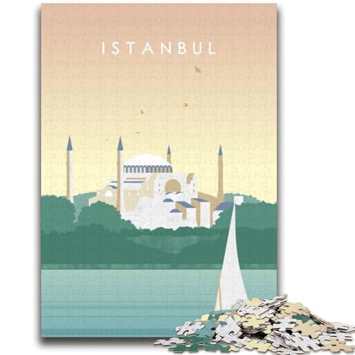 Istanbul Puzzle für Erwachsene, 2000 Teile, anspruchsvolles Spiel und Lernspiel für die ganze Familie zum Geburtstag, Weihnachten, 2000 Teile (70x100cm) von NYANBFKEA