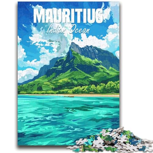 Mauritius Puzzle 1000 Teile für Erwachsene, Spielzeug, Lernspiele, Stressabbau, Wichtelgeschenke für Kinder ab 14 Jahren, 1000 Stück (50x75cm) von NYANBFKEA