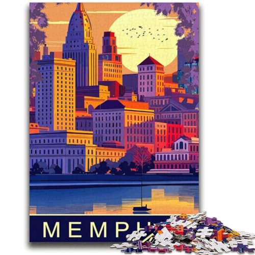 Memphis Puzzle 2000 Teile für Teenager ab 14 Jahren, Denksportaufgaben, Familienspiele, Weihnachts- und Geburtstagsgeschenke, 2000 Teile (70x100cm) von NYANBFKEA