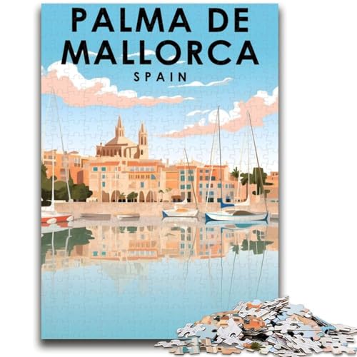Palma De Mallorca, Spanien, Puzzle 1000 Teile für Erwachsene und Jugendliche, Stressabbau, Urlaub zu Hause, Zeit totschlagen, Liebe zwischen Paaren stärken, 1000 Teile (50x75cm) von NYANBFKEA