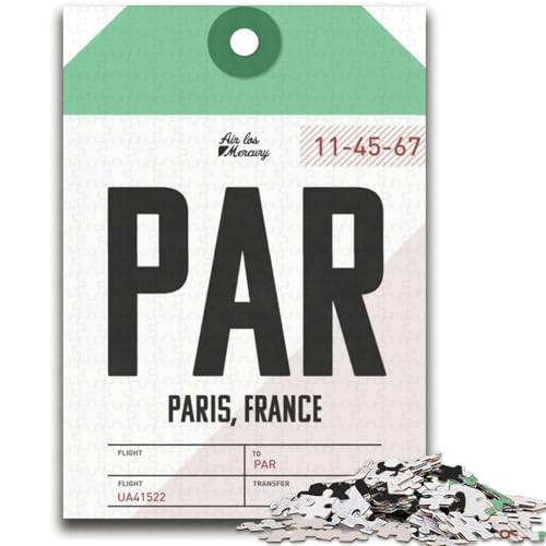 Paris-Puzzle 2000 Teile für Erwachsene, Geschenke, anspruchsvolles und schwieriges Angebot als Geschenk für die ganze Familie, 2000 Teile (70x100cm) von NYANBFKEA