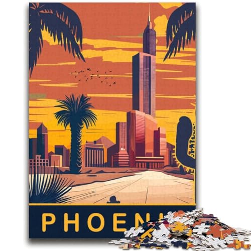 Phoenix Puzzles 2000 Teile für Erwachsene, ab 14 Jahren, Denksportaufgaben, Familienspiele, Weihnachts- und Geburtstagsgeschenke, 2000 Teile (70x100cm) von NYANBFKEA