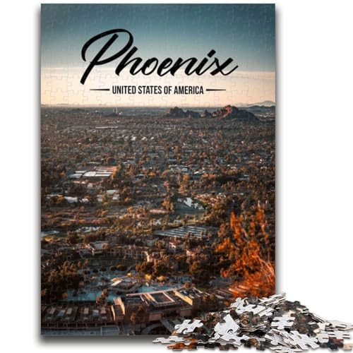 Phoenix-Puzzles für Teenager, 1000 Puzzles, lustige Spiele für die ganze Familie, Aktivitäten für zu Hause, Geburtstagsgeschenk, Reisegeschenke, 1000 Teile (50x75cm) von NYANBFKEA