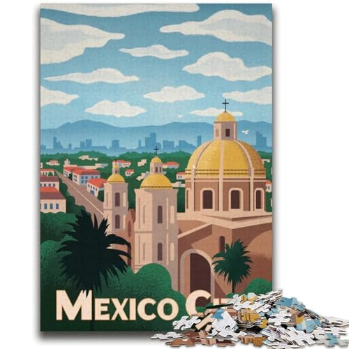 Puzzle für Erwachsene mit 2000 Teilen aus Mexiko-Stadt, interessante Wunschliste zur Stressreduzierung mit Weihnachtsmann für 14-Jährige, 2000 Teile (70x100cm) von NYANBFKEA