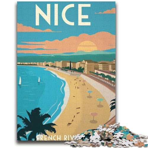 Schöne Puzzles mit 2000 Teilen für Teenager, Geschenke, perfekt für Spieleabende, buntes Spielzeug als Geschenk für zu Hause, 2000 Teile (70x100cm) von NYANBFKEA