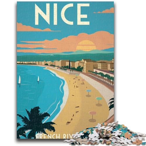 Schönes Puzzle für Teenager mit 1000 Teilen, Familienaktivität mit passendem Poster und Quizblatt für Kinder ab 14 Jahren, 1000 Teile (26x38cm) von NYANBFKEA