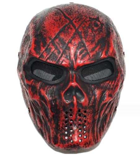 NYCK Film Und Fernsehen Prop Robber Justice Alliance Batman Maske Halloween Maske Netzwerk Rot Dress Up von NYCK