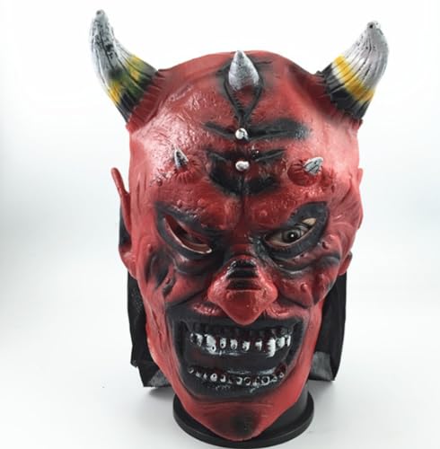 NYCK Halloween Bull Demon King's Headgear Ghost House Verkleidet Als Kammer Des Schreckens, Tricks, Um Weihnachten Horror Ghost Maske Zu Entkommen von NYCK