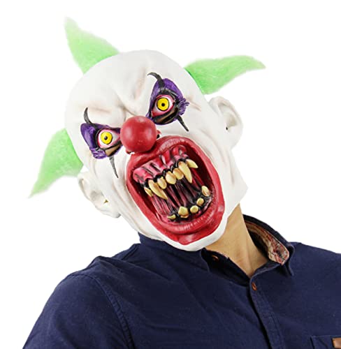 NYCK Halloween Horror Maske, Latex Geist Gesicht, Party Maske, Maskerade, Tanz Clown Maske 14 von NYCK