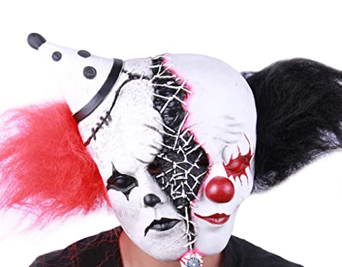 NYCK Halloween Horror Maske, Latex Geist Gesicht, Party Maske, Maskerade, Tanz Clown Maske 6 von NYCK