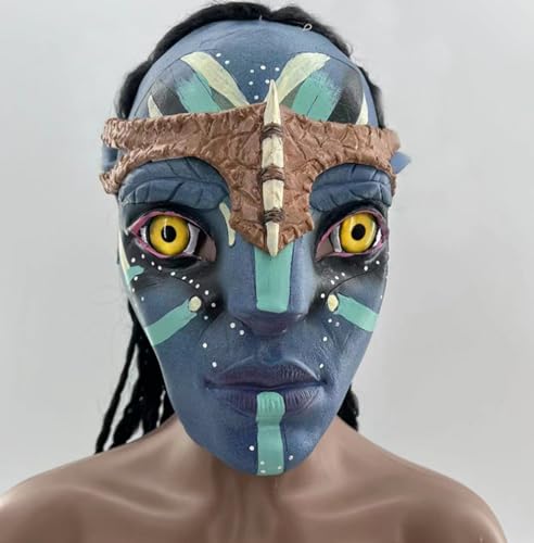 NYCK Halloween Latex Kopfbedeckung Film Avatar Maske Verkleiden Rollenspiel Lustige Trick Requisiten von NYCK