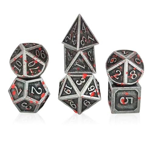 7-teilige Brettspielwürfel, Rollenspielwürfel, personalisierte Würfel, Brettspiel-Starterset, sechsseitige Würfel, Legierungswürfel, Partyspiel-Requisiten 7-teilige Brettspielwürfel, Rollenspielwürfel, personalisierte Würfel, Brettspiel-Starterset, sechsseitige Würfel, Legierungswürfel, Partyspiel-Requisiten von NYGGTYK