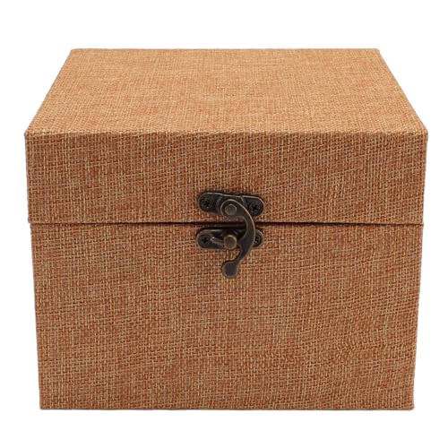 NYSUZHOUJI Aufbewahrungskoffer für Puppenköpfe mit Kugelgelenk, schützende Tragebox aus Leinenstoff für Puppen im Maßstab 1:3, Vintage-Eleganz und hervorragender Schutz, passend für Sammler (Gelb) NYSUZHOUJI Aufbewahrungskoffer für Puppenköpfe mit Kugelgelenk, schützende Tragebox aus Leinenstoff für Puppen im Maßstab 1:3, Vintage-Eleganz und hervorragender Schutz, passend für Sammler (Gelb) von NYSUZHOUJI