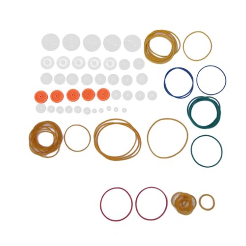 NYSUZHOUJI Gummi -Gürtel -Riemenscheibe -Gürtelgürtel -DIY -Kombination für DIY -Projekte 84pcs NYSUZHOUJI Gummi -Gürtel -Riemenscheibe -Gürtelgürtel -DIY -Kombination für DIY -Projekte 84pcs von NYSUZHOUJI