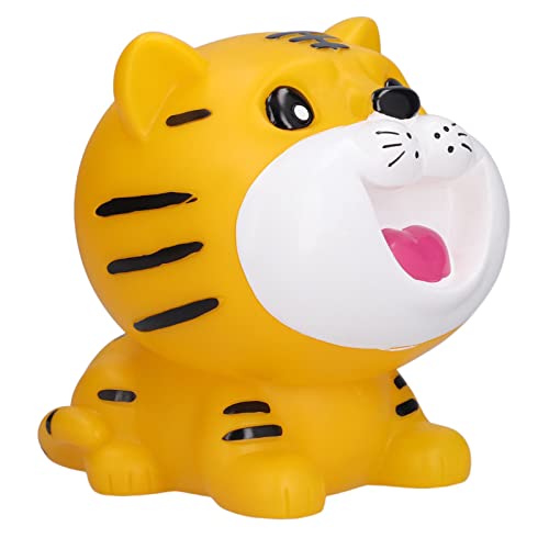 NYSUZHOUJI Tiger Bank Schöne Schweinebank Spielzeuggeld Geldsparkasten PVC Schlafzimmer Studienbüro Souvenirs Piggy Bank (Große Hip-Hop-Tiger-öffnete Augen) von NYSUZHOUJI