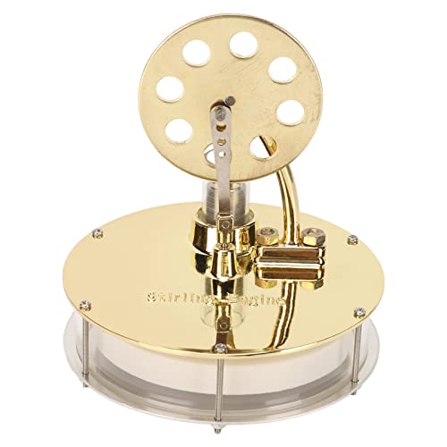 Stirlingmotor, Motortyp, niedrige Temperatur, D2, goldene Zinklegierung, Edelstahl, pädagogisches Stromgeneratormodell Stirlingmotor, Motortyp, niedrige Temperatur, D2, goldene Zinklegierung, Edelstahl, pädagogisches Stromgeneratormodell von NYSUZHOUJI