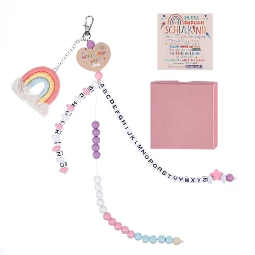 NYTGAH Schuleintrittsgeschenk Rechenschieber, Rechenhilfen 1. Klasse, Personalisierte Geschenke mit Grußkarte und Geschenkbox, Passend zur Schultüte Mädchen, 2025 Einschulung Mädchen(Rosa) von NYTGAH