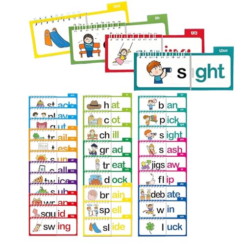 30 Lese- und Reimbücher, Sichtwort-Lernkarten für den Kindergarten, Vokabelkarten, Wortfamilien-Lernbücher & Lernkarten, Lernspiele 30 Lese- und Reimbücher, Sichtwort-Lernkarten für den Kindergarten, Vokabelkarten, Wortfamilien-Lernbücher & Lernkarten, Lernspiele von NYXIFYLO