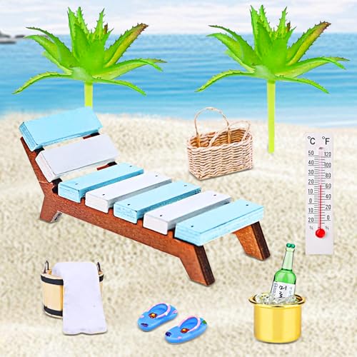 12 Stück Strand-Mikrolandschaft, Mini-Stranddekorationen, Strand-Mikrolandschaft für DIY, Miniatur Deko Strand Deko, Strand mini liegestuhl deko, Miniatur Deko Sauna Zubehör 12 Stück Strand-Mikrolandschaft, Mini-Stranddekorationen, Strand-Mikrolandschaft für DIY, Miniatur Deko Strand Deko, Strand mini liegestuhl deko, Miniatur Deko Sauna Zubehör von NYZQIW