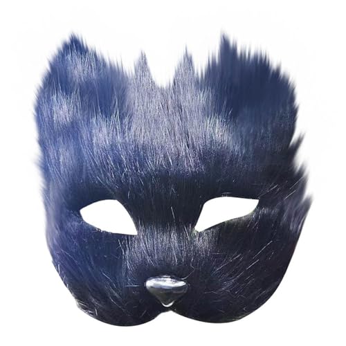 NZDFH Halloween Masken, Masken für Maskerade Partys, Halbes Gesicht Requisiten für Männer und Frauen Gesichtsmasken, Halloween Fuchs-Simulationsmaske NZDFH Halloween Masken, Masken für Maskerade Partys, Halbes Gesicht Requisiten für Männer und Frauen Gesichtsmasken, Halloween Fuchs-Simulationsmaske von NZDFH