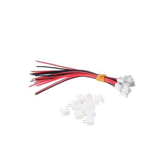 NZHBOAM 10 Sets Tiny JST XH 2 54 Mm 2 Pin Männlicher Stecker Silikondrahtkabel Und Weiblicher Sockel von NZHBOAM