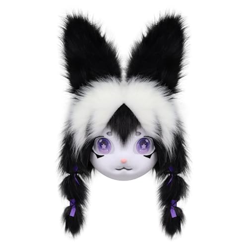 NZHBOAM Pelzige Animalkopf Kaninchen Fursuit Schnittmaske Halloween Masquerade Cosplay Kostüm Requisiten Kaninchen Kopfbedeckung Für Kinder Erwachsene Halloween Masquerade Cosplay Kostüms Requisiten NZHBOAM Pelzige Animalkopf Kaninchen Fursuit Schnittmaske Halloween Masquerade Cosplay Kostüm Requisiten Kaninchen Kopfbedeckung Für Kinder Erwachsene Halloween Masquerade Cosplay Kostüms Requisiten von NZHBOAM