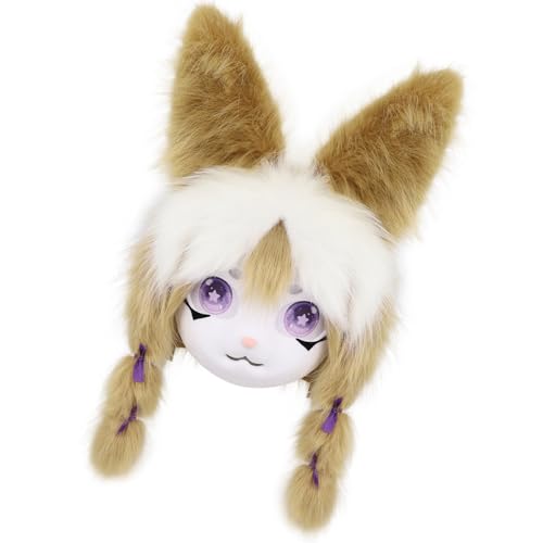 NZHBOAM Pelzige Animalkopf Kaninchen Fursuit Schnittmaske Halloween Masquerade Cosplay Kostüm Requisiten Kaninchen Kopfbedeckung Für Kinder Erwachsene Halloween Masquerade Cosplay Kostüms Requisiten NZHBOAM Pelzige Animalkopf Kaninchen Fursuit Schnittmaske Halloween Masquerade Cosplay Kostüm Requisiten Kaninchen Kopfbedeckung Für Kinder Erwachsene Halloween Masquerade Cosplay Kostüms Requisiten von NZHBOAM