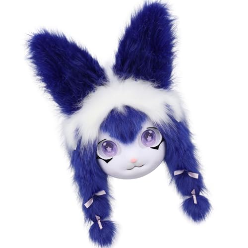 NZHBOAM Pelzige Animalkopf Kaninchen Fursuit Schnittmaske Halloween Masquerade Cosplay Kostüm Requisiten Kaninchen Kopfbedeckung Für Kinder Erwachsene Halloween Masquerade Cosplay Kostüms Requisiten NZHBOAM Pelzige Animalkopf Kaninchen Fursuit Schnittmaske Halloween Masquerade Cosplay Kostüm Requisiten Kaninchen Kopfbedeckung Für Kinder Erwachsene Halloween Masquerade Cosplay Kostüms Requisiten von NZHBOAM