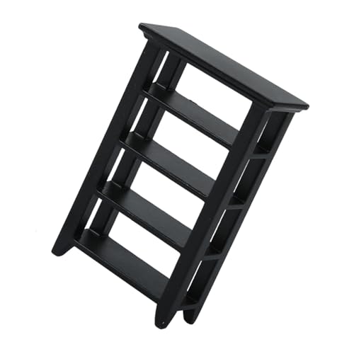NZHBOAM Realistic Shelf Storage Stand Model Trep Play Display Stand Model Spielzeug Vintage Display Rack 1:12 Puppenhaus NZHBOAM Realistic Shelf Storage Stand Model Trep Play Display Stand Model Spielzeug Vintage Display Rack 1:12 Puppenhaus von NZHBOAM