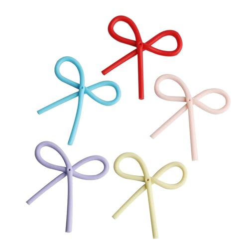 Set Von 5 Farbenfrohen Bowknot Kuchen Toppern Einzigartige Bowknot Kuchendekorationen Zum Feiern Geburtstagen Und Hochzeiten von NZHBOAM