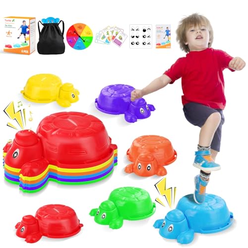 NZQXJXZ 6-Teiliges Balanciersteine für Kinder, Schildkröten Stapelsteine Balanciersteine, Fördert Gleichgewicht und Koordination, Sensorisches Spielspielzeug für 3-8 Jahre NZQXJXZ 6-Teiliges Balanciersteine für Kinder, Schildkröten Stapelsteine Balanciersteine, Fördert Gleichgewicht und Koordination, Sensorisches Spielspielzeug für 3-8 Jahre von NZQXJXZ