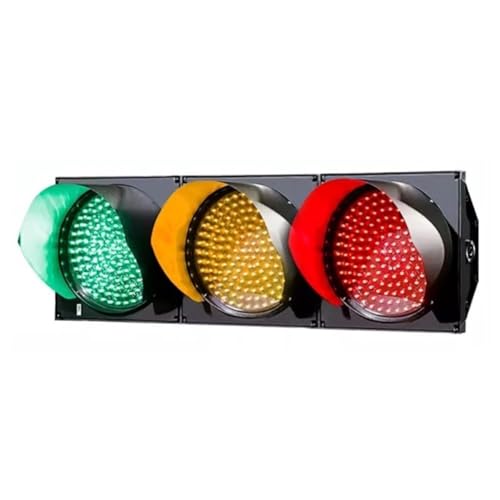 Grüne Und Gelbe Runde Lichter, 200 Mm (7,9 Zoll)/300 Mm (11,8 Zoll), Rot, Ampel, Stoppleuchte, LED-Perlen Mit Hoher Helligkeit, Sonnenschutzdesign, Geeignet For Stadtstraßen(12v,200mm(7.9in)) von NZVZGKTNTW