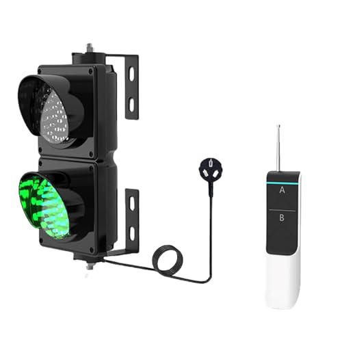 NZVZGKTNTW 100-mm-Ampel, Industrielle Wandmontierte Ampeln Mit Fernbedienung, Plug-and-Play, Geeignet for Den Einsatz In Einkaufszentren/Lagerhallen(100m Remote Control) von NZVZGKTNTW