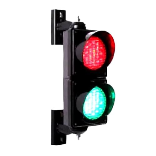 NZVZGKTNTW 2-in-1-Stopp- Und Go-Ampel, Rot/grün, Fußgängerampel, Verkehrszeichen, LED-Solarampel Mit Fernbedienung, for Straßen, Mautstellen(Standard Model) von NZVZGKTNTW