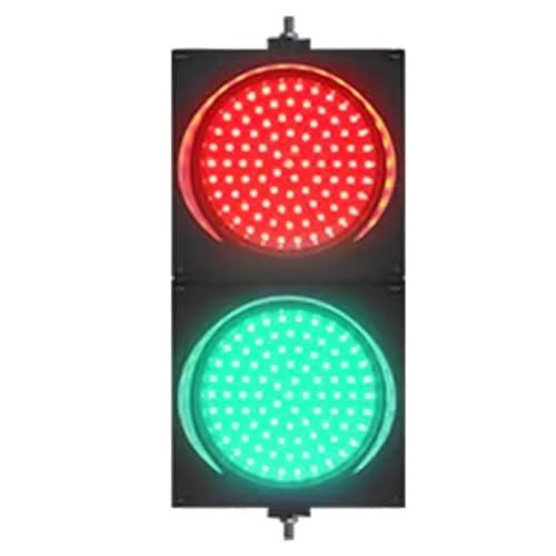 NZVZGKTNTW 200 MM/300 MM/400 MM Ampel, Wasserdicht Und Feuchtigkeitsbeständig, Industrielle Fahrspuranzeigeleuchte, Geeignet for Dock, Straße, Mautstation(200mm-220v) von NZVZGKTNTW