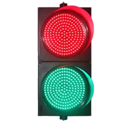 NZVZGKTNTW 200 MM/300 MM/400 MM Ampel, Wasserdicht Und Feuchtigkeitsbeständig, Industrielle Fahrspuranzeigeleuchte, Geeignet for Dock, Straße, Mautstation(400mm-220v) von NZVZGKTNTW