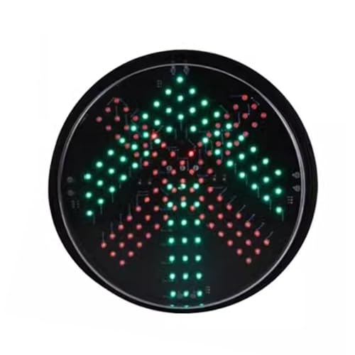 NZVZGKTNTW 300 Mm LED-Ampel, Fahrspuranzeige, Rotes Kreuz, Grüner Pfeil, 2-in-1-Ampel, Mit Wasserdichtem Ring, Kann Horizontal Und Vertikal Installiert Werden, for Straßen(100-240VAC) von NZVZGKTNTW